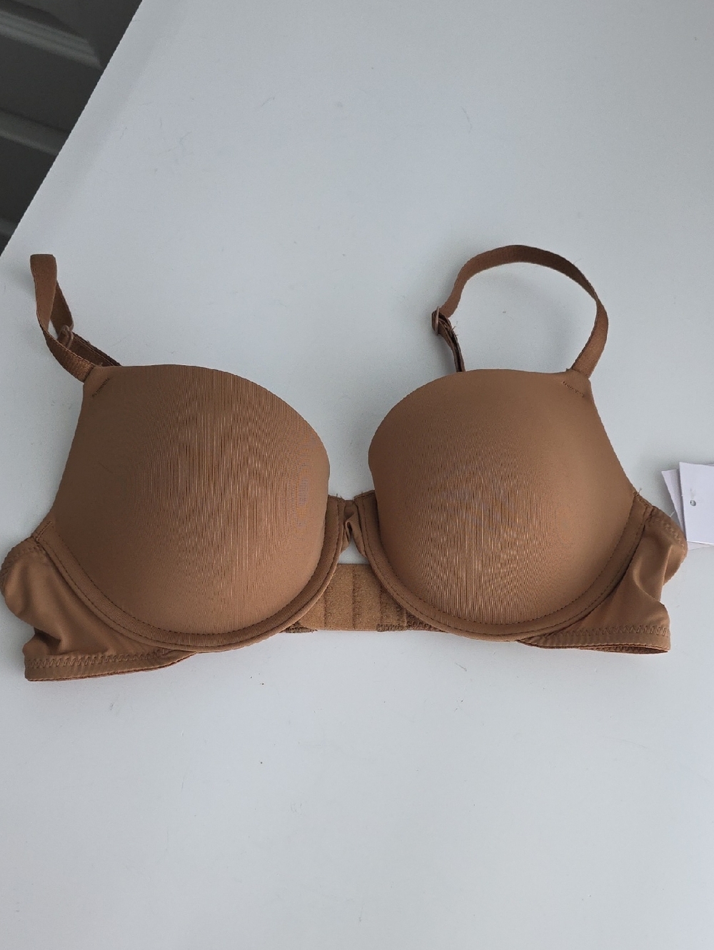 Auden Lightly Lined Demi Bra in Camel 32B G070
